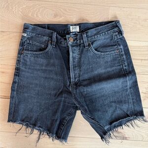Denim Citizens of Humanity Black Shorts